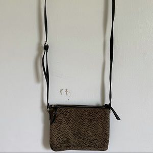 Crossbody Bag (Black and Tan)